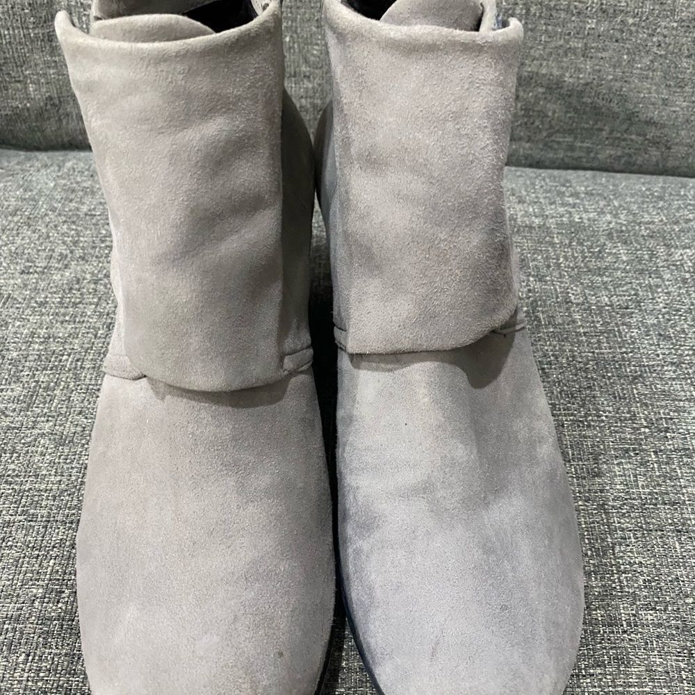 Dansko Romy Gray Ankle Wedge Boots Women Size Eu 38 - Picture 3 of 11